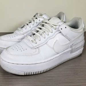 Nike Air Force 1 Shadow Sneaker, White Size 7.5